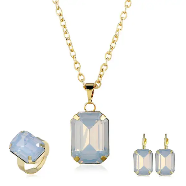 BRIDAL JEWELRY EUROPEAN AND AMERICAN JEWELRY SET - Image 2