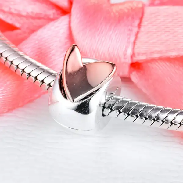 JEWELRY ROSE GOLDEN HEART BEAD - Image 4