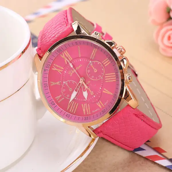 THREE EYE WATCHES, RETRO GENEVA, GENEVA STUDENTS, COUPLES, WATCHES, MEN'S BELTS, QUARTZ TRENDS WATCHES - Image 8