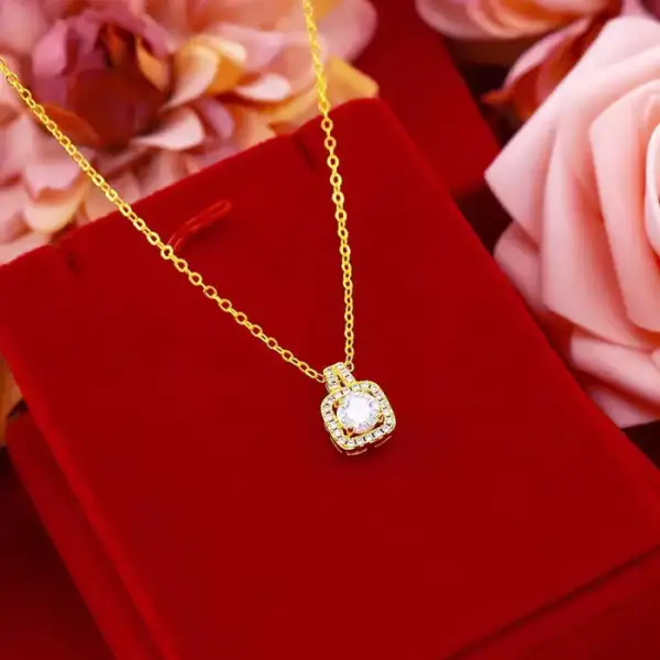 FASHION JEWELRY THREE-PIECE FASHION MICRO INLAID ZIRCON SUIT EARRINGS FOR WOMEN - Image 3